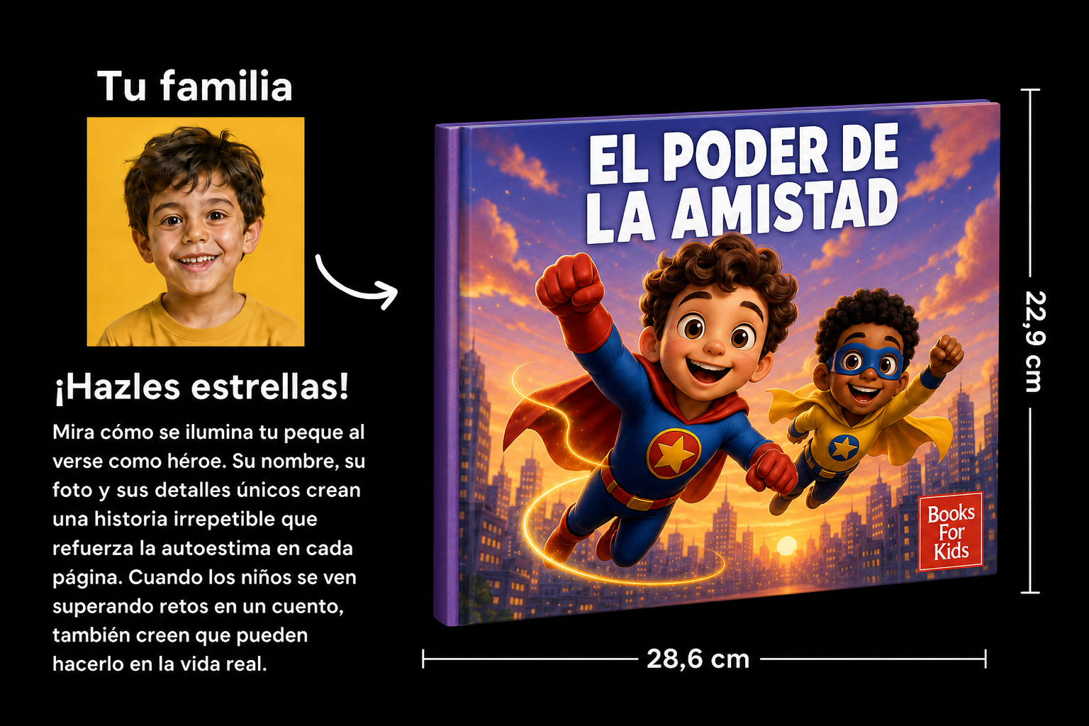 El Poder de la Amistad personalizado — hazles estrellas