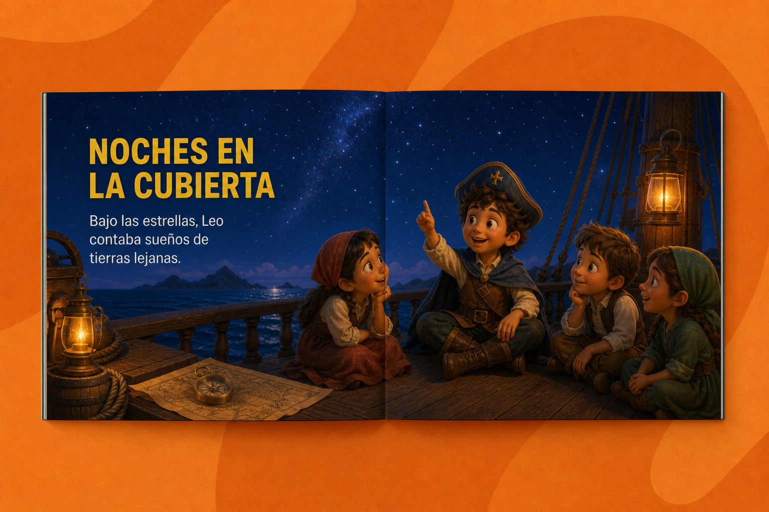 Cristóbal Colón — noches en la cubierta