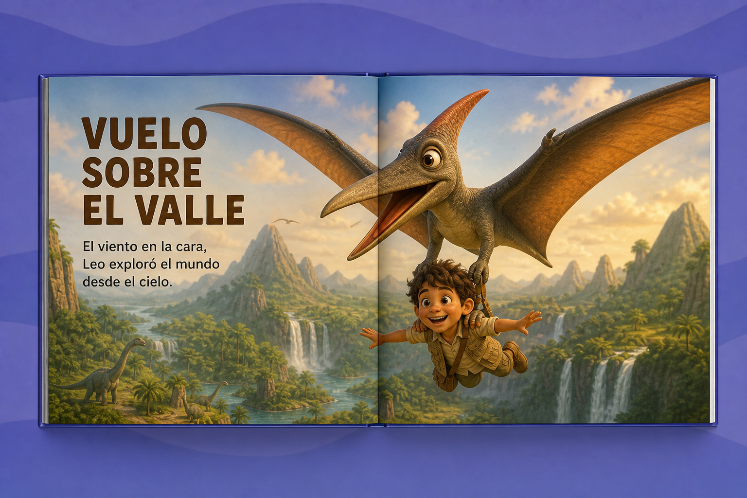 Dinosaurios — vuelo sobre el valle