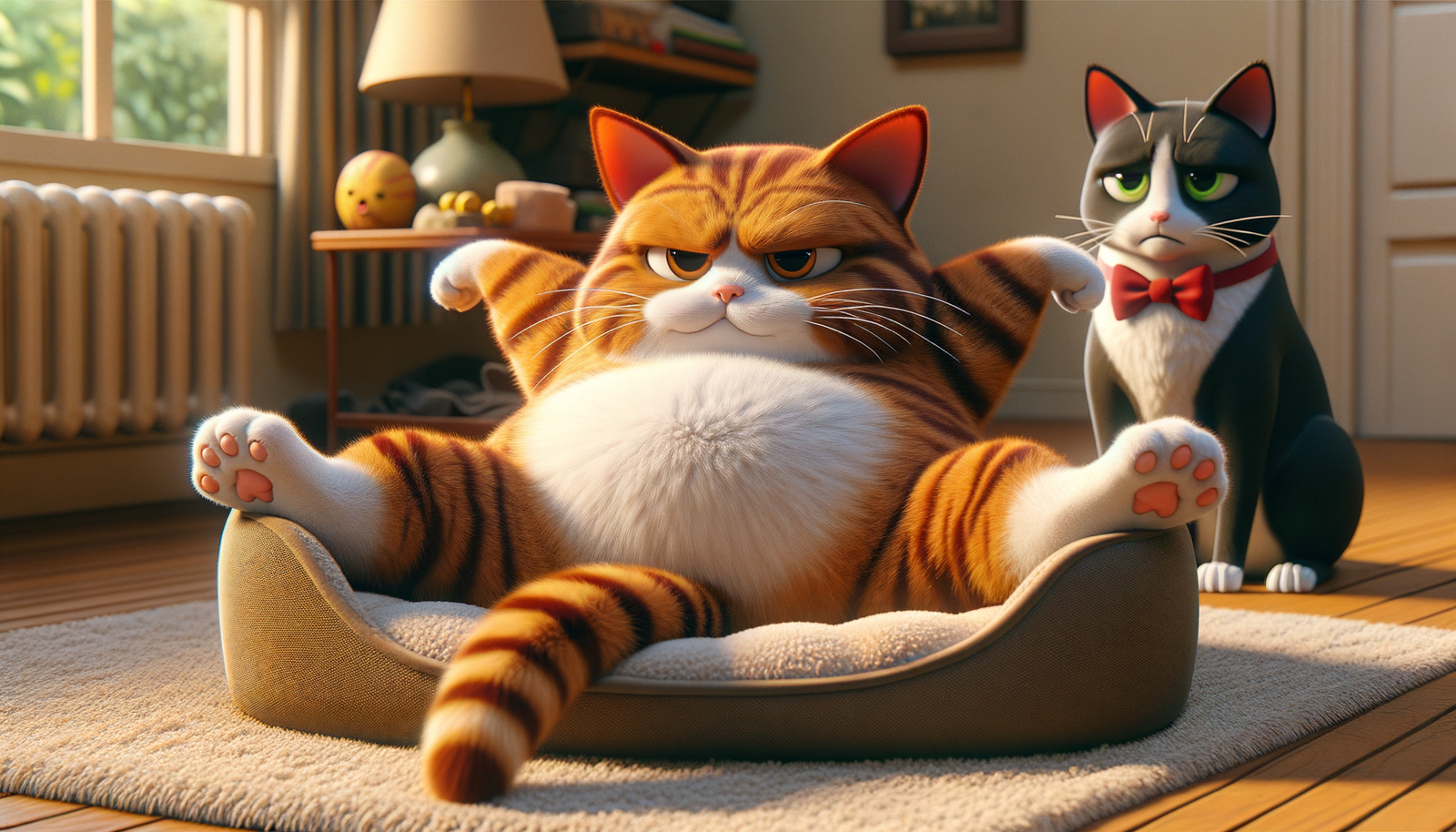 Socks & Tuxedo: A Purr-fect Rivalry