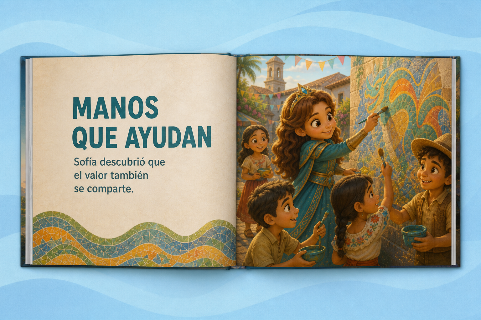 La Princesa Valiente — manos que ayudan