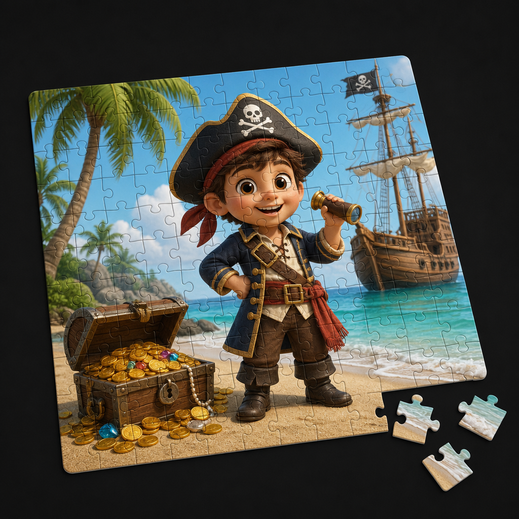 Puzzle En busca del tesoro montado