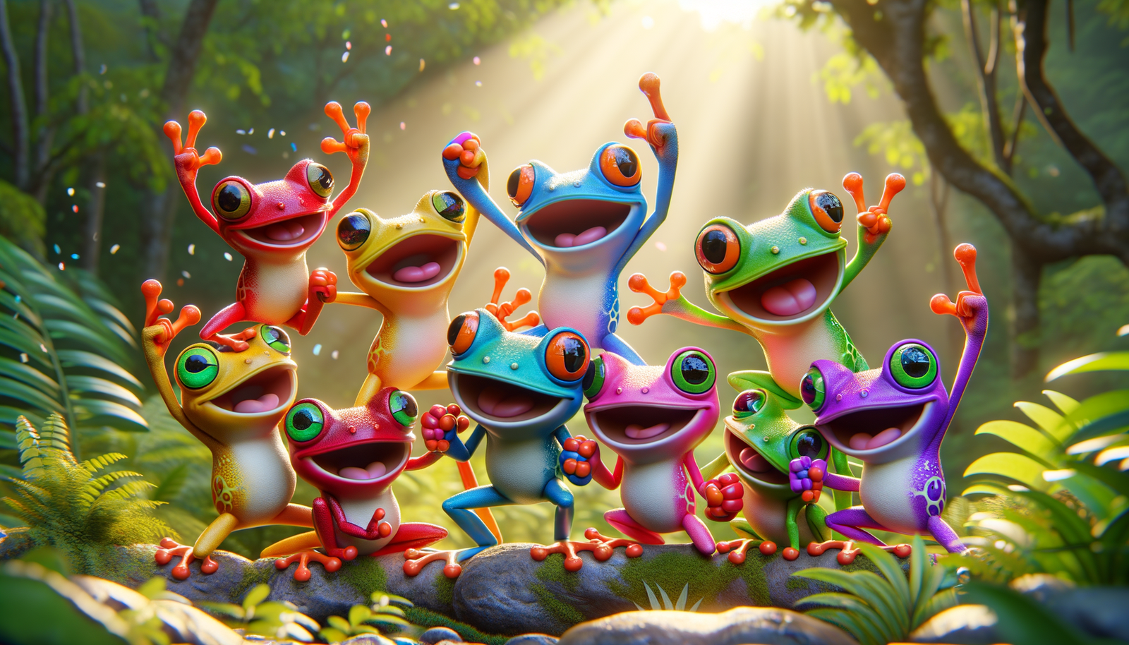 10 Little Tree Frogs