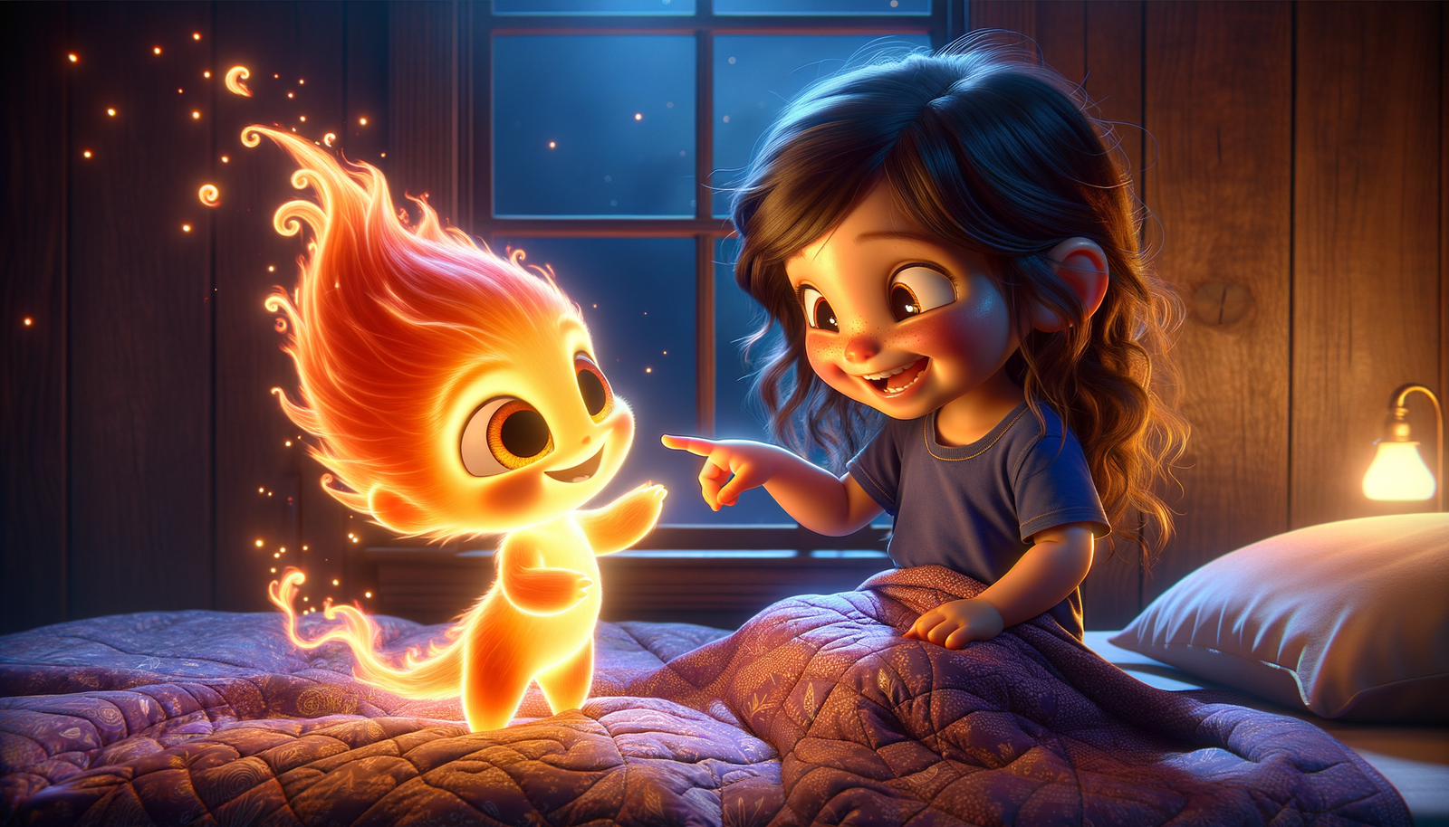 Me & Spark Aren't Afraid of the Dark
