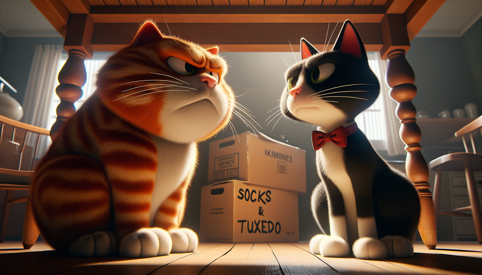 Socks & Tuxedo: The Big Move