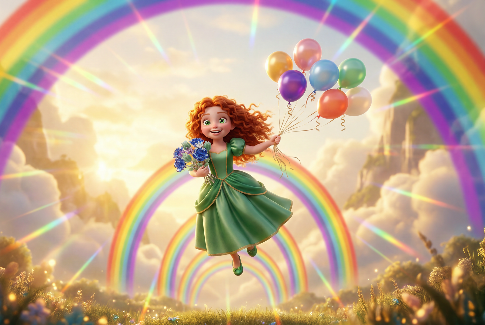The Princess & The Birthday Balloons
