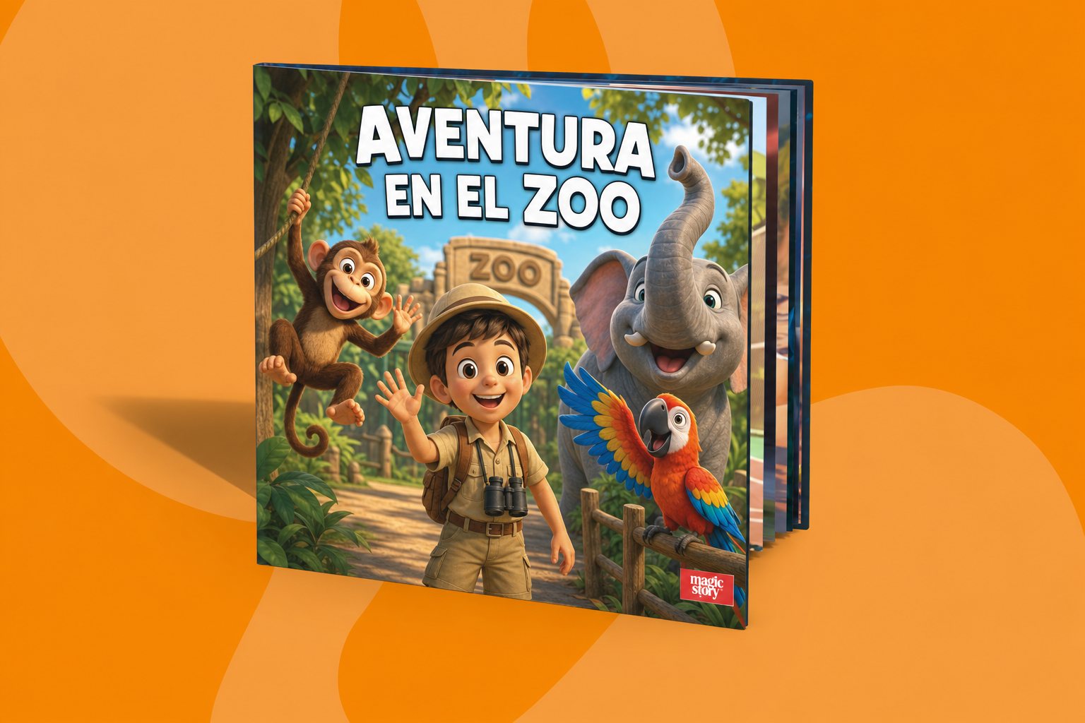 Aventura en el zoo — vista angular
