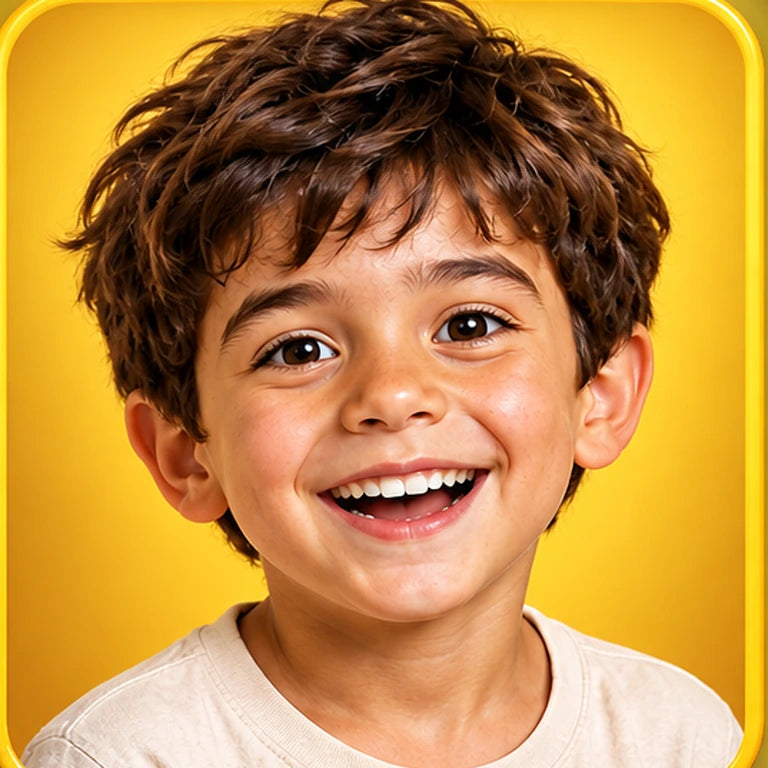 Foto realista de un niño