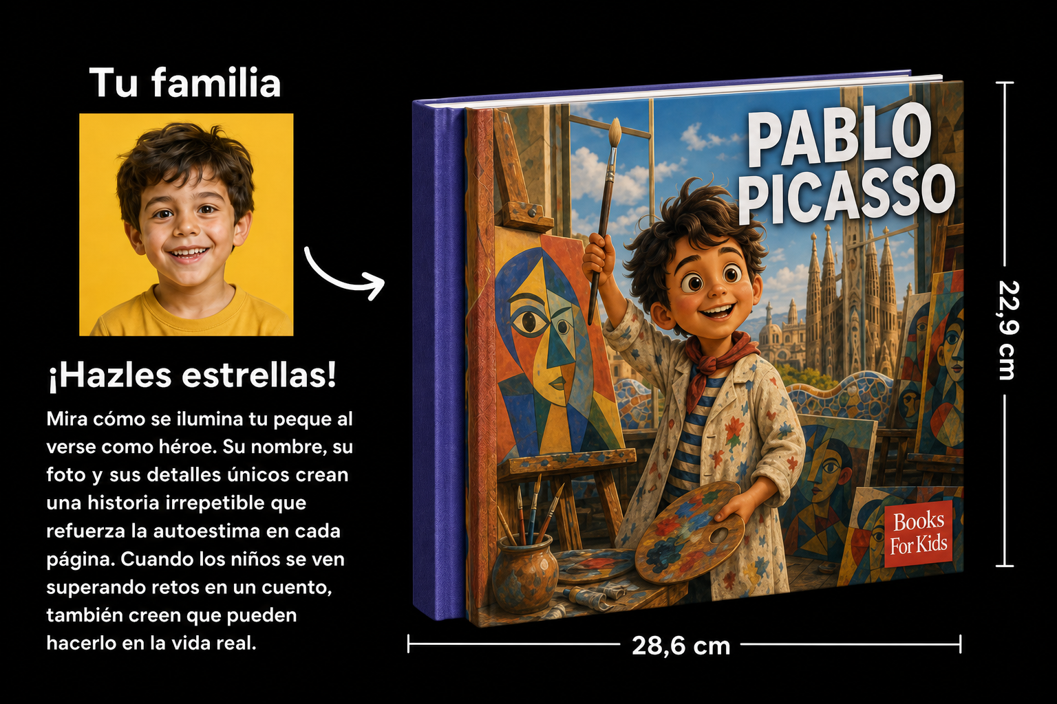 Pablo Picasso personalizado — hazles estrellas
